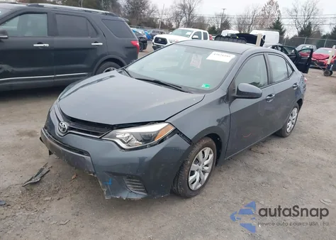 2016 Toyota Corolla Le из США, поврежденный, VIN 2T1BURHE6GC560932